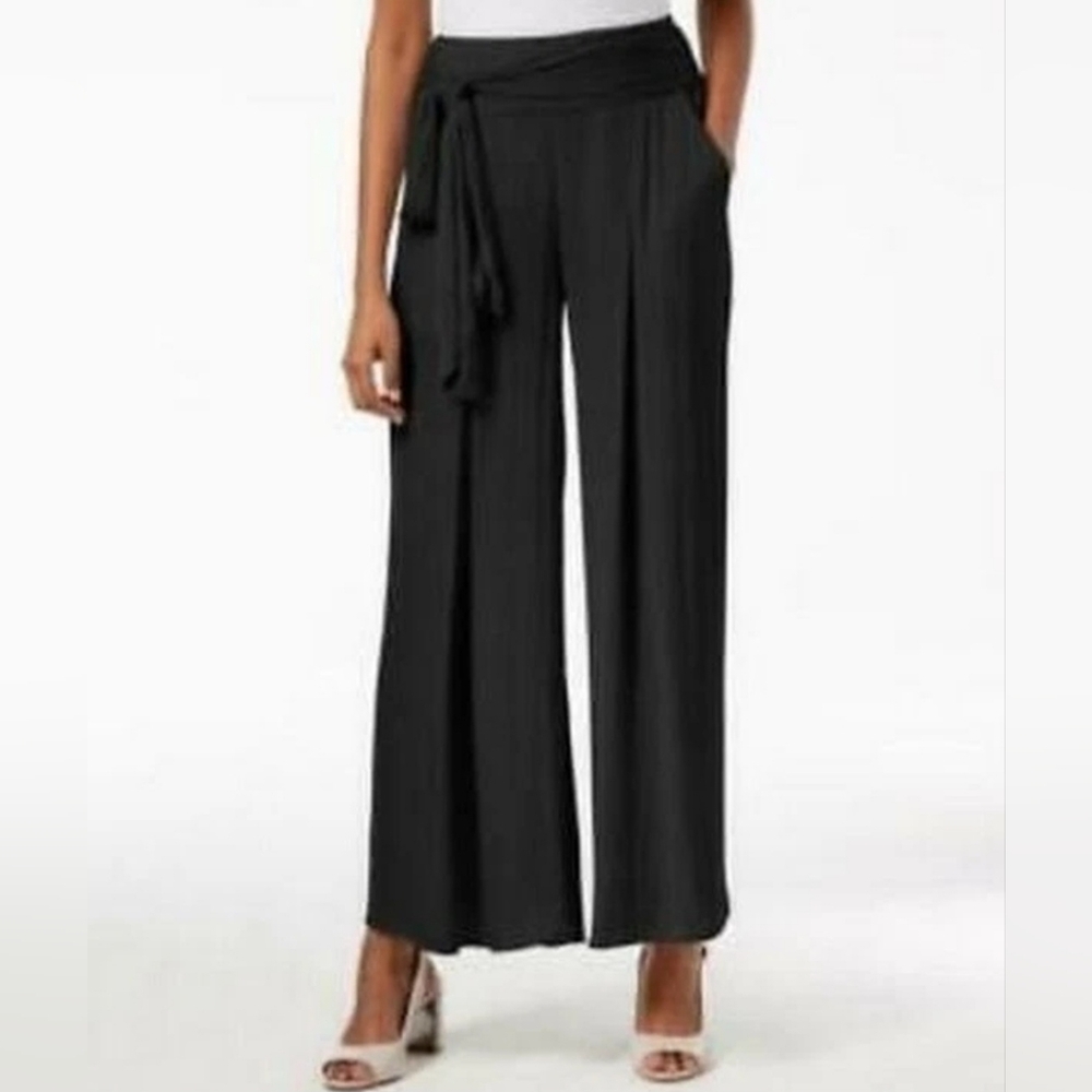 Alfani Women's Stretch Palazzo Pants in Black, Size S, $50
